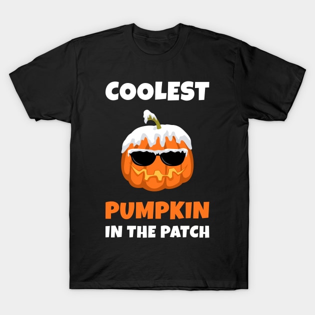 Coolest Pumpkin In The Patch T-Shirt by Lita-CF